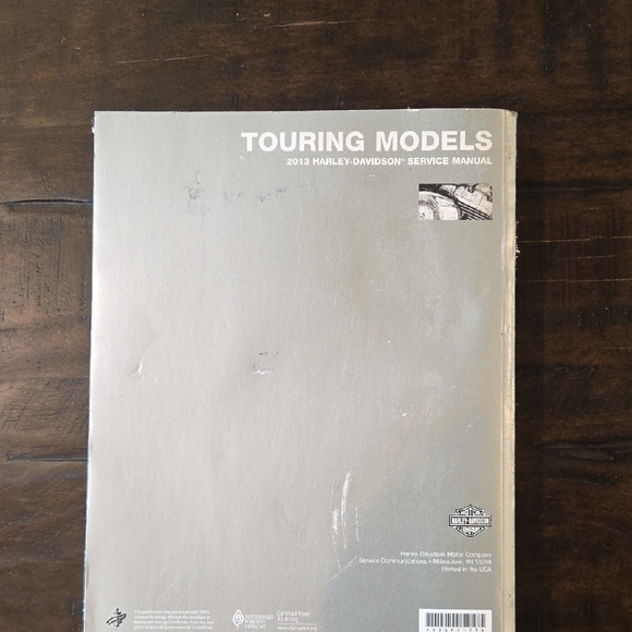 Harley-Davidson 2013 Touring Models Service Manual- 99483-13- Gray Cover - Picture 4 of 9
